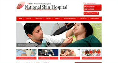 Desktop Screenshot of nationalskinhospital.com